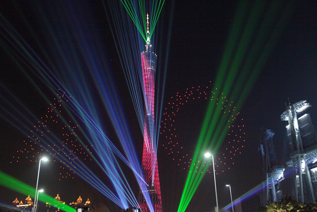 2018广州国际灯光节向世界展示最美羊城