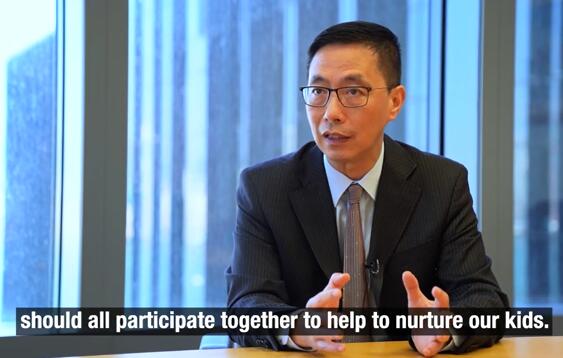 HK Secretary for Education says parents, schools and sociaty should nurture kids together