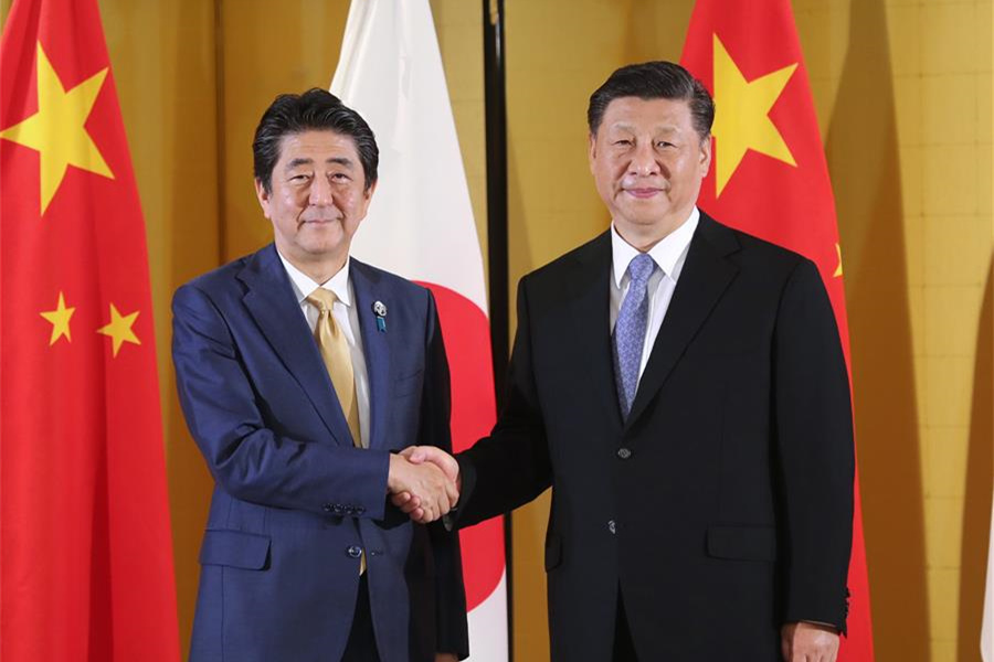 Xi, Abe reach 10-point consensus to promote bilateral relations