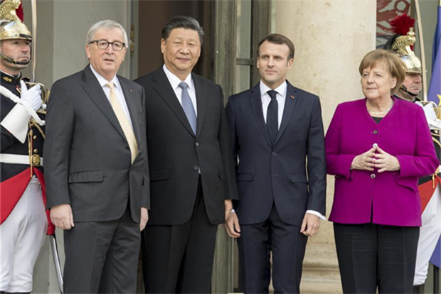 Xi meets European leaders on advancing ties, global governance